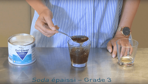 Recette Dysphagie : Soda avec Gel'Clear